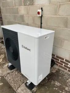 Vaillant heat pump installed in Manchester